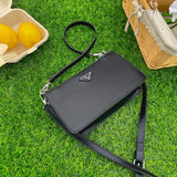 Small Green Leather Shoulder Bag Women Tote Crossbody Messenger Handbag