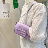 Flap Shoulder Bags for Women PU Leather Underarm Bag