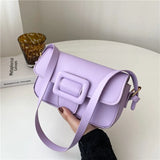 Flap Shoulder Bags for Women PU Leather Underarm Bag