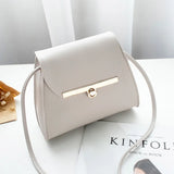 Flap Shoulder PU Leather Bags Mini Messenger Chest Bag
