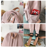 High School Backpack Women University Student School Bags for Teenage Girls
