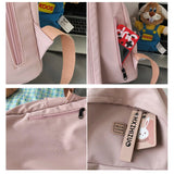 High School Backpack Women University Student School Bags for Teenage Girls