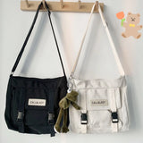 Japanese Messenger Bag Student Nylon Waterproof Canvas Bag Crossbody Bags