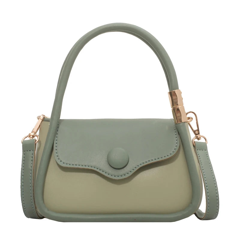 Khaki Women's Shoulder Bag Small Flap Crossbody Bag