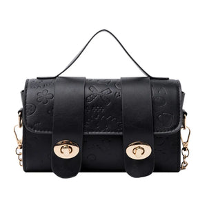 Small Square Women PU Leather Handbags Shoulder Bag Summer Female Candy Mess