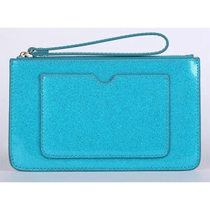 Colorful Lady Jelly PU Leather Clutch Bags Wallets