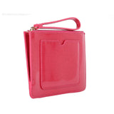 Colorful Lady Jelly PU Leather Clutch Bags Wallets