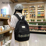 Floral Prints Laptop Bookbag Zipper Shoulder Rucksack for Teens