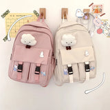 Large Capacity Youth Schoolbag Men's Backpack Girls' Nylon Backpacks