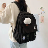 Large Capacity Youth Schoolbag Men's Backpack Girls' Nylon Backpacks