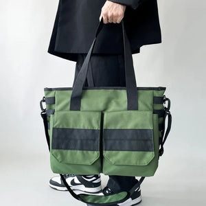 Large Capacity Female Bag Tooling Style Student Nylon Foreign Style