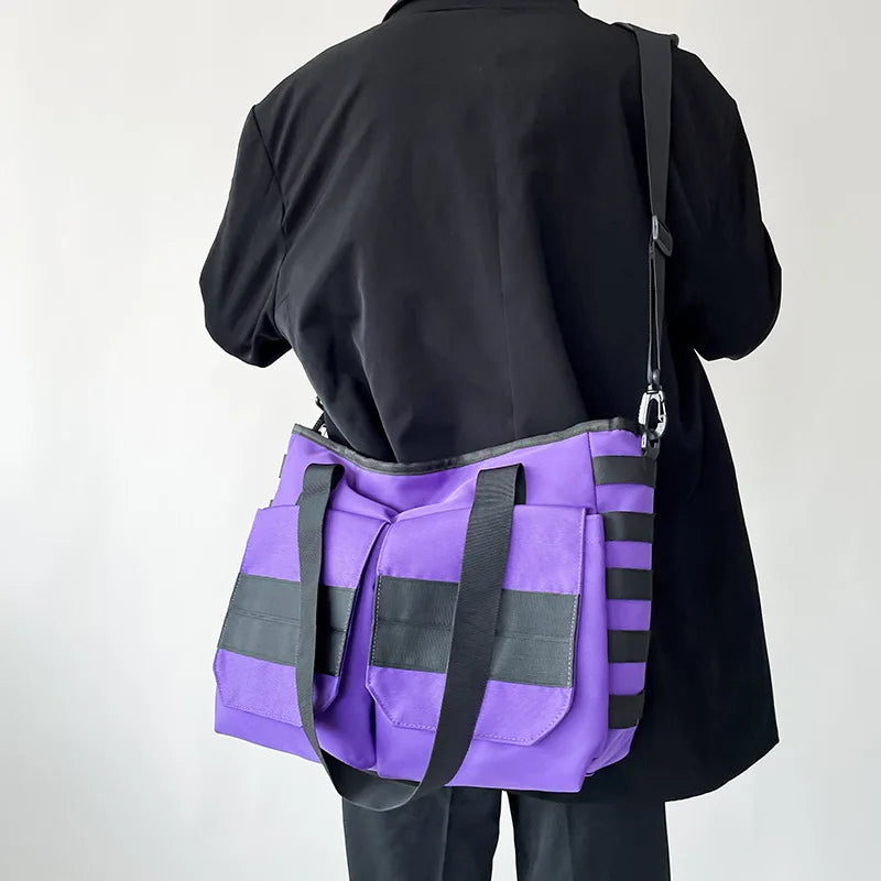 Large Capacity Female Bag Tooling Style Student Nylon Foreign Style