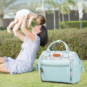 Large Capacity Lightweight Mommy Bag Waterproof Backpack