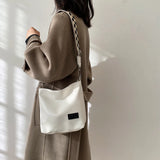 Large Capacity Shoulder Satchel Women Crossbody Bucket Bag