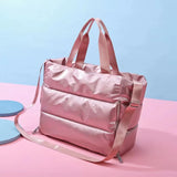 Waterproof Travel Luggage Bag for Women, Large Capacity Shoulder Tote