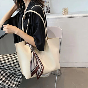 Silk Scarf One Shoulder Bag Summer Tote