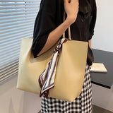 Silk Scarf One Shoulder Bag Summer Tote