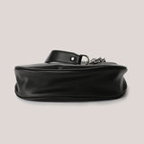 Leather Underarm Bag Messenger Bag with Zipper Shoulder Bag Handbag