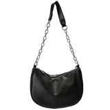 Leather Underarm Bag Messenger Bag with Zipper Shoulder Bag Handbag