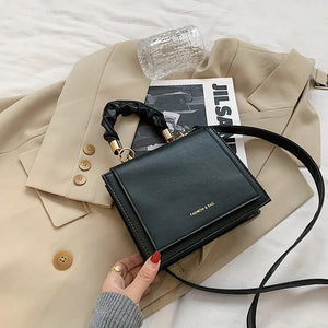 Letter Printing Handbag Temperament Shoulder Bag Women's Solid Messenger