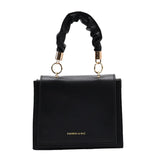 Letter Printing Handbag Temperament Shoulder Bag Women's Solid Messenger