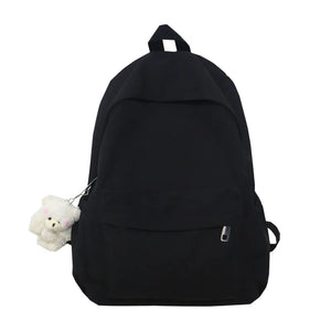 Nylon Student Backpack Women School Bags Teen Girls Harajuku Female Bag