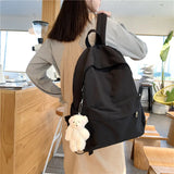 Nylon Student Backpack Women School Bags Teen Girls Harajuku Female Bag