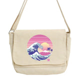 Wave Printed Envelope Bag Sweet Cartoon Girl Tote Shoulder Bag