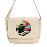 Wave Printed Envelope Bag Sweet Cartoon Girl Tote Shoulder Bag