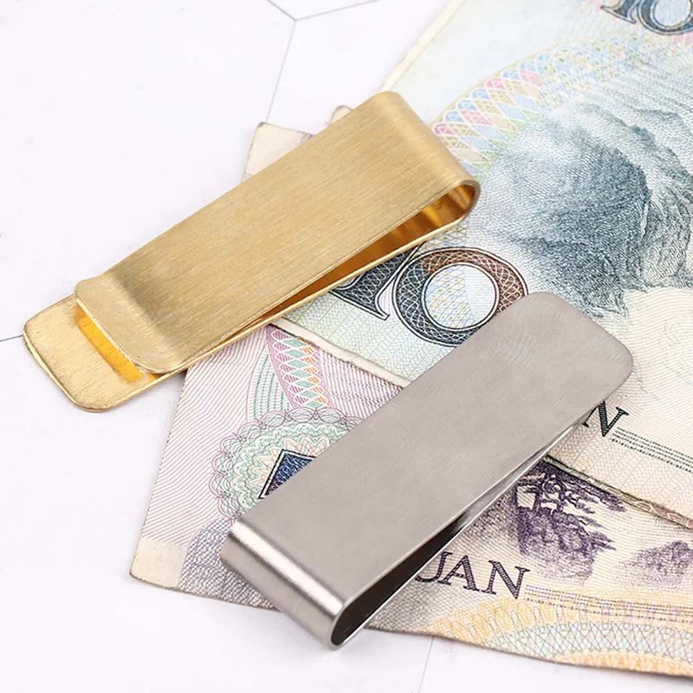 Metal Money Clip 2 Colors Man Clamp Holder For Money Wallet