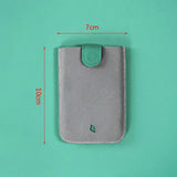 Mini Slim Portable ID Card Holder Bus Cards Cover Case Pulled Men Wallet