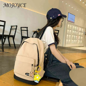 Nylon Backpack Large Capacity Casual Shoulder Backpack Student