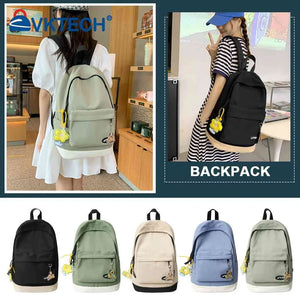 Nylon Backpack Large Capacity Casual Shoulder Bag