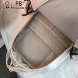 Nylon Backpacks Multi-pocket Casual Backpack Large Capacity