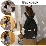 Nylon Backpacks Multi-pocket Casual College Large Capacity Backpack