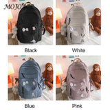 Nylon Backpacks Multi-pocket Casual College Large Capacity Backpack