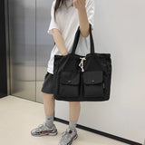 Nylon Tote Bag Large Capacity Shoulder Bag