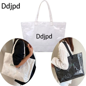 Nylon Transparent Large Capacity Women's Bag Waterproof Shoulder Bag