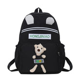 Nylon Women's Backpack Preppy Style School Bag Large Capacity Mochila