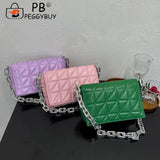 Checker Shoulder Bags Small Solid Subaxillary Bags for Women