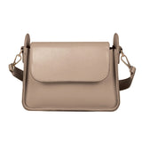 PU Leather Women Shoulder Underarm Bag Small Square Flap Handbags