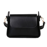 PU Leather Women Shoulder Underarm Bag Small Square Flap Handbags