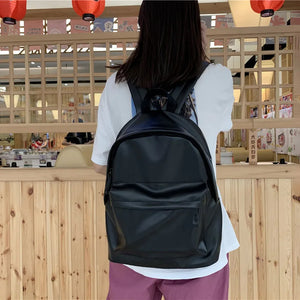 PU Leather Women Backpack Casual Shopping Bag School Students Backpacks Small Sc