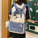 Nylon Women Rucksack Travel Backpack School Bag for Teenager Girls