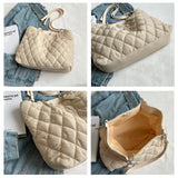 Plaid Ladies Casual Tote Shopping Bags Women's Travel Shoulder Bag