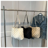 Plaid Ladies Casual Tote Shopping Bags Women's Travel Shoulder Bag