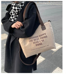 Ladies Canvas Tote Bag Beach Shopping Large Shoulder Bags