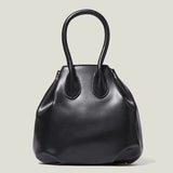 PU Leather Pleated Shoulder Bag for Women