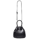 PU Leather Pleated Shoulder Bag for Women