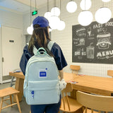Green Laptop Backpack for College Lady Students